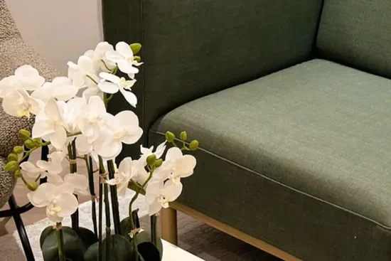Calm private therapy room at Linda K Therapy in Canary Wharf